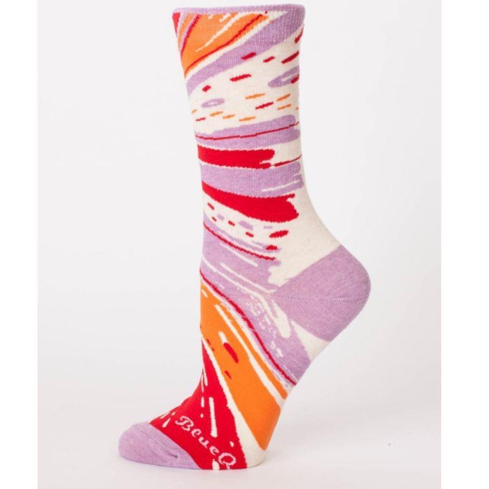 NWT "I'm a Girl. Whats Your Superpower?" Women's Crew Socks - Picture 4 of 6